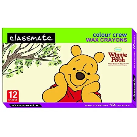 wax crayons 12 shades