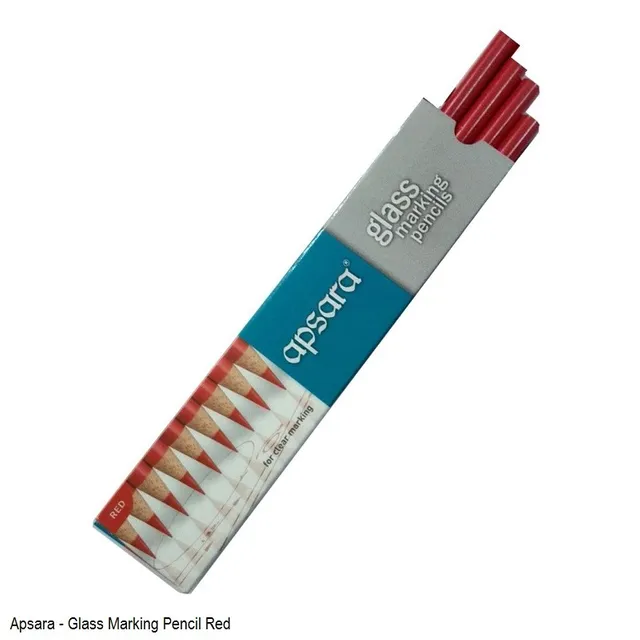 apsara glass marking pencil red