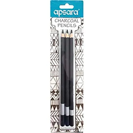 apsara charcoal pencils set