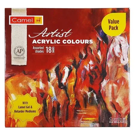 कलाकार एक्रिलिक रंग 18 रंगों