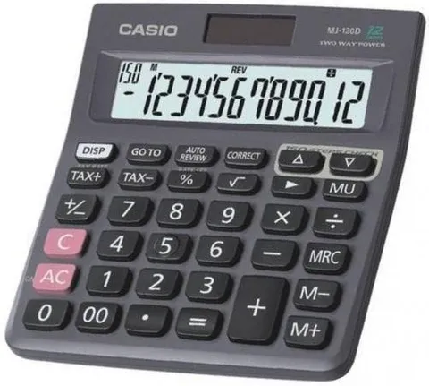 casio 120D calculator