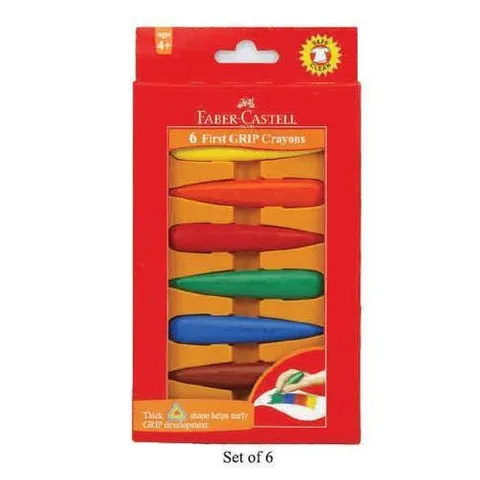 Fabercastell first grip crayons 6 shades