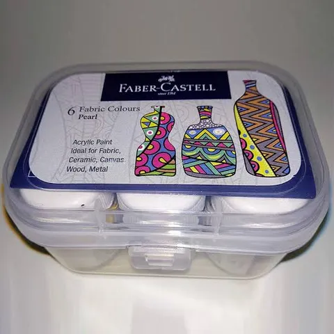 Fabercastell fabric colors pearl 6 shades