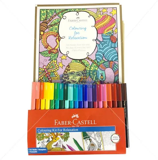 Fabercastell colouring kit for relaxation