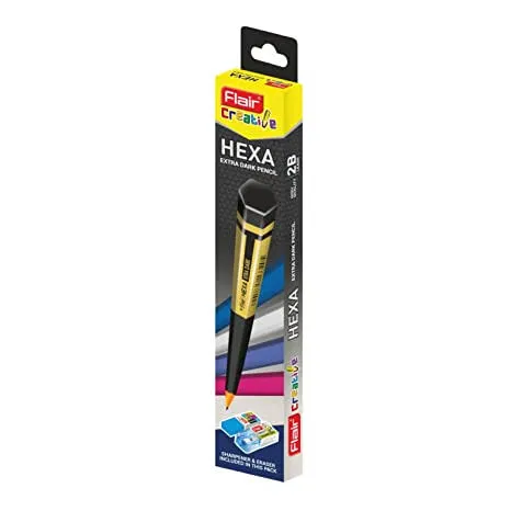 Flair Hexa पेंसिल 5 पीस का पैक