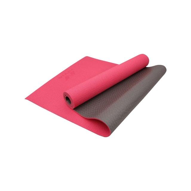 NIVIA Yoga Mat Two Layer PVC - Pink/Grey