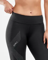 2XU MOTION MID RISE COMPRESSION TIGHT Black - Quick-Dry