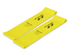 NIVIA Resistance Exercise Band - Pack of 2 - Blue & Yellow - Extra Strong & Light Resistance