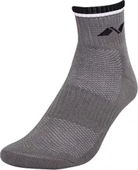 NIVIA Foot Compress High Ankle Socks (Pack of 3) Black, White, Grey - Freesize
