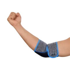 NIVIA Orthopedic Grey Elbow with Velcro Adjustable