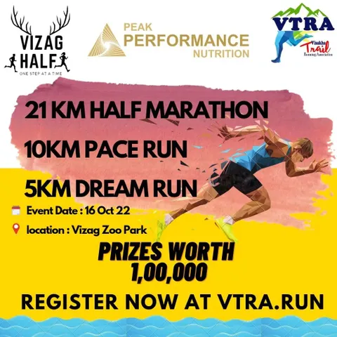 Peak Peformance VIZAG HALF - A Road Race