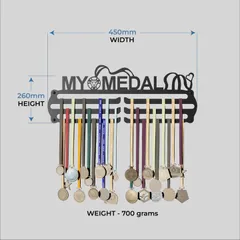 Standard Medal Display Hanger - My Medals Design