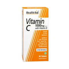 HealthAid Vitamin C 1000mg (Chewable) (Orange Flavour) - 60 Chewable Tablets