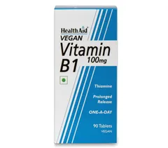 HealthAid Vitamin B1 100mg (Thiamin) - 90 Tablets