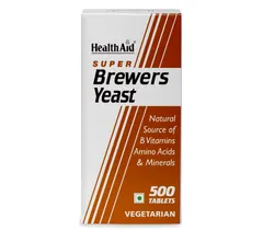 HealthAid Super Brewers Yeast (Natural Source of B Vitamins) - 500 Tablets