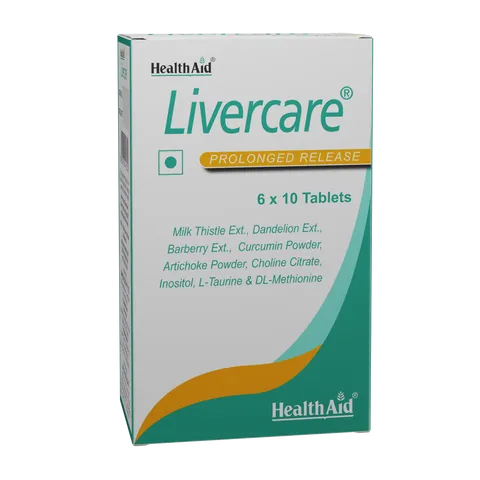 HealthAid Livercare (Prolonged Release)  - 60 Tablets