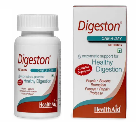HealthAid Digeston (Papaya & Digestive Enzymes)  - 60 Tablets