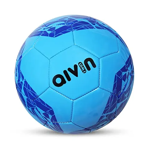Aivin Argentina Machine Stitched Football Size - 5 (Blue)
