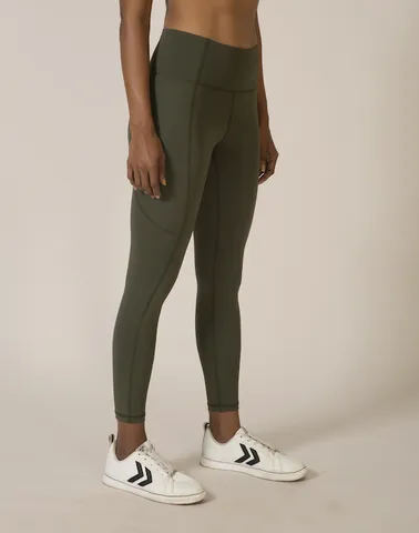 Kosha Yoga buttR Yoga Pants - Moss Green (Single Pocket)