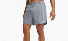 Saucony Men OUTPACE 5 INCHES SHORT-L-Castlerock - Quick-Dry