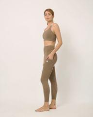 Kosha Yoga buttR Yoga Pants - Soft Sand