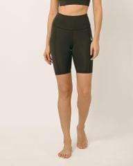 Kosha Yoga buttR Yoga Biker Shorts - Midnight Black