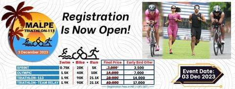 Malpe Triathlon - 113: 3rd December 2023