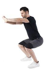 NAVYFIT Men's Running Active Wear Double Layer Shorts (MRS06) - (Medium, Dark Grey)