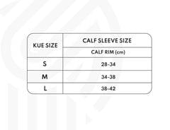 KUE Calf Compression Sleeve for Men and Women - Grey