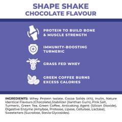 Foodstrong Shape Shake | Chocolate Smoothie Lite | 16 servings | 528 g
