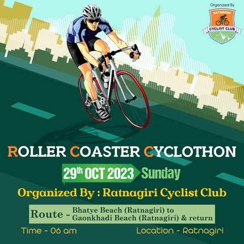 Roller Coaster Cyclothon - 2023: 29th October 2023: 6 A.M. IST