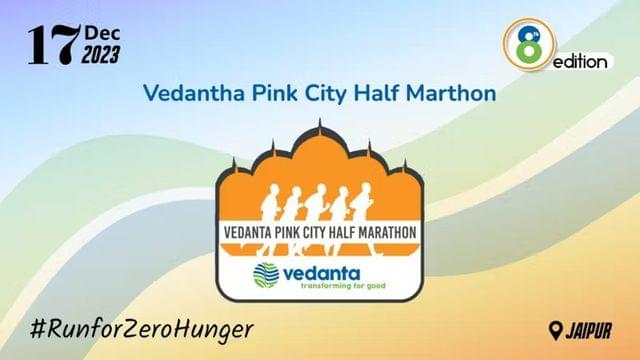 Vedanta Pink City Half Marathon 2023: 17th December 2023