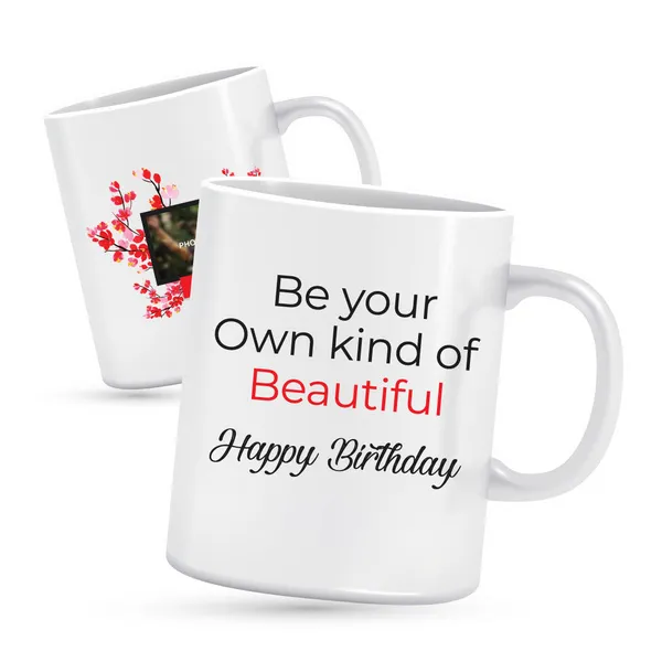 Beautiful Personalised Photo Mug