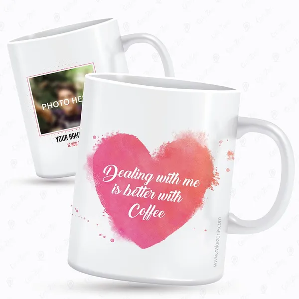 Personalised Anniversary Mug for Coffee Lover