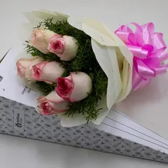6 Pink Roses Paper Pack	