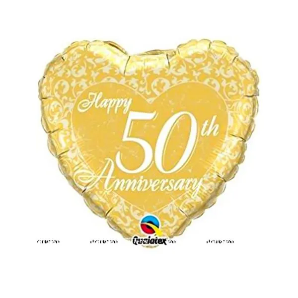 50th Anniversary Foil Balloon