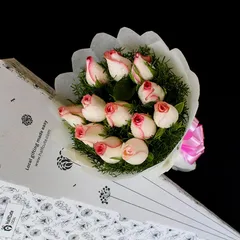 12 Pink Rose Paper Pack