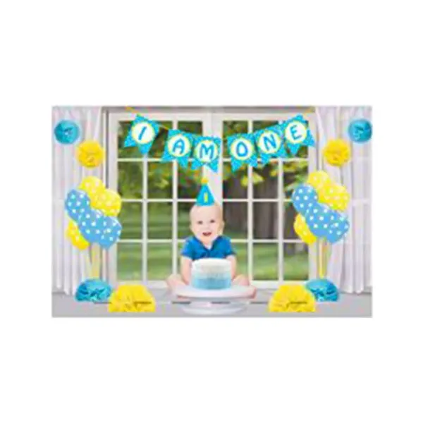 Cake Smash Kit For Baby Boy (Pack of 29 Pieces)