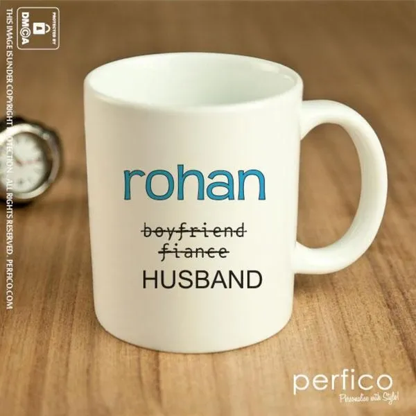 Journey to Husband Personalized Mug