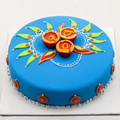Colourful Designer Festival Cake