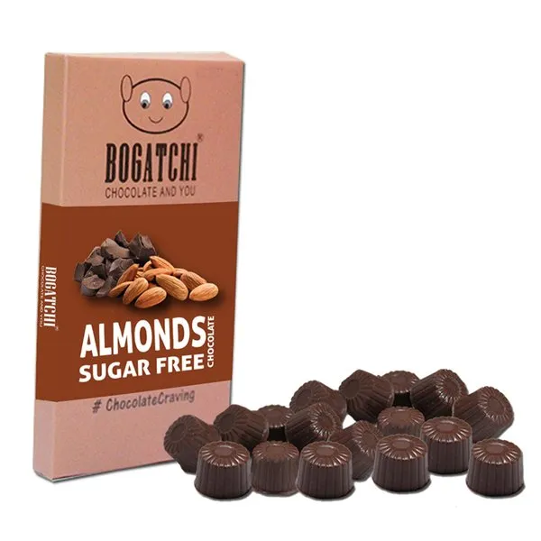 Sugar Free Almonds 17 Pcs Chocolate