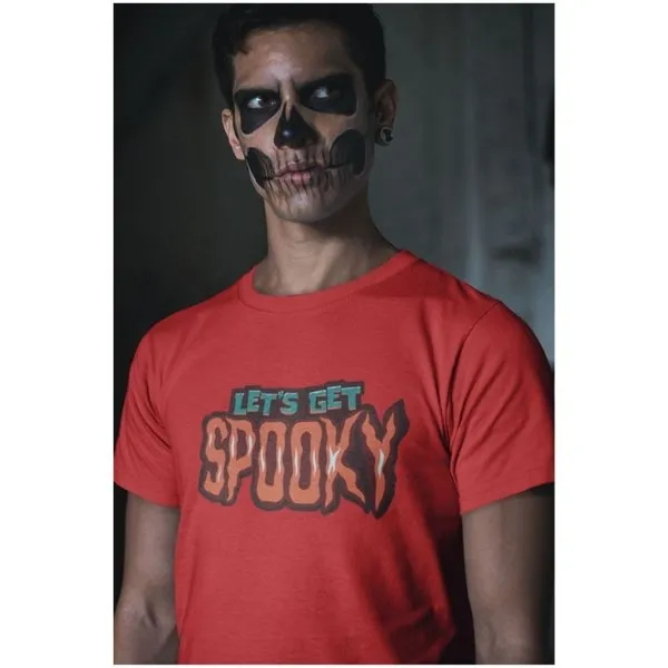 Let's Get Spooky Halloween Red Men's T-shirt