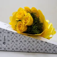 3 Yellow Rose Paper Pack
