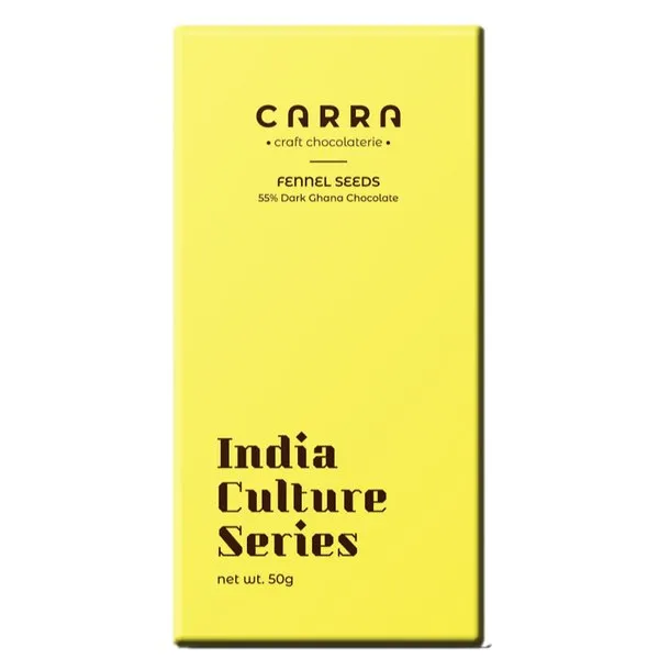 Fennel Seeds in Dark 55% | India Culture Series (50g x 3 Bars)