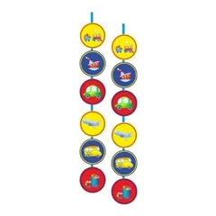 Vehicle Theme Party Decorations Kit