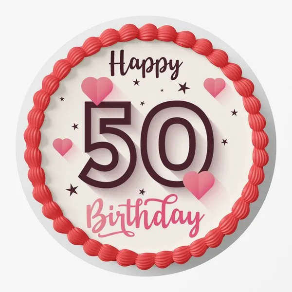 50 Years Birthday Cake for Mom: Celebrate Her Big Day in Style with ...