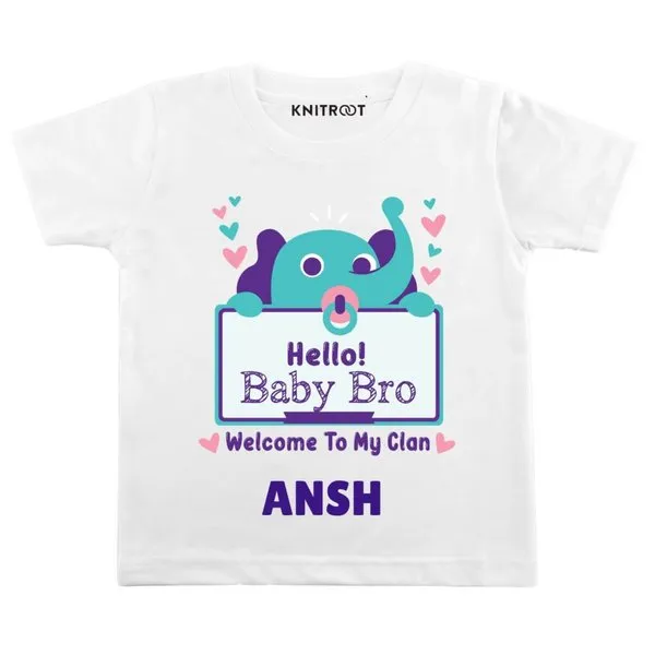 Hello Bro Personalized Wear T Shirt For Rakhi
