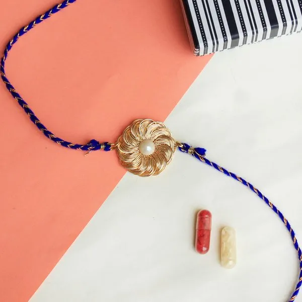 Blissful Blue Rakhi