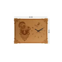 Shreenath Ji Engraved Table Clock