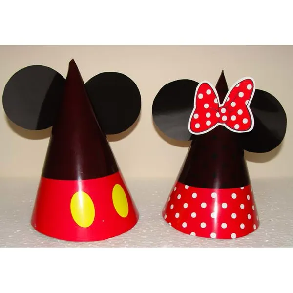 Mickey Minnie Birthday Theme Hats